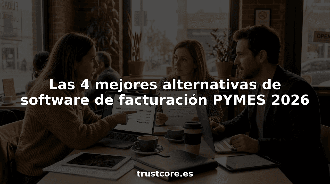 Las 4 mejores alternativas de software de facturación PYMES 2026