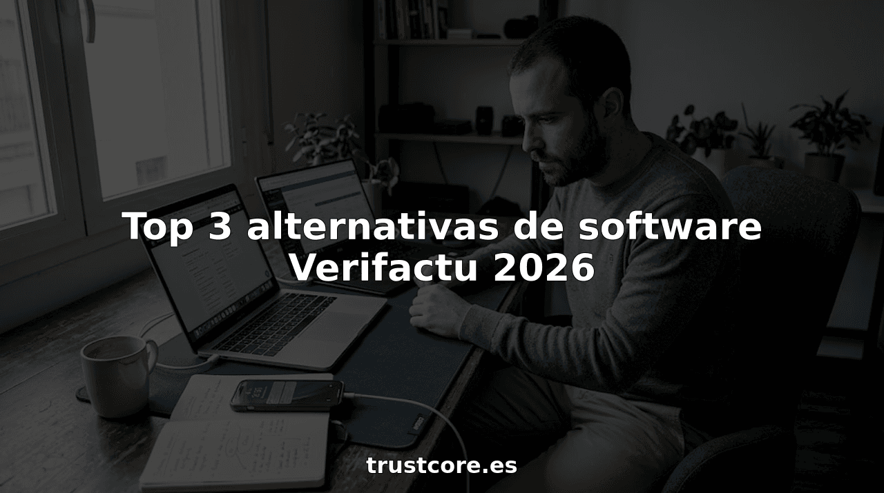 Top 3 alternativas de software Verifactu 2026